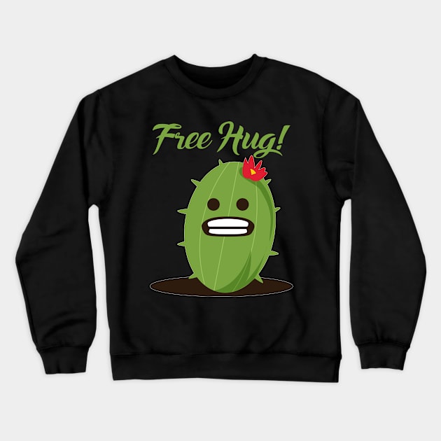 Free Hug Crewneck Sweatshirt by quotysalad